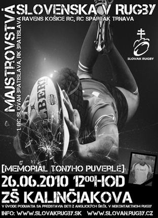 Prvé majstrovstvá Slovenska v Rugby 7s o Pohár Tonyho Puverle