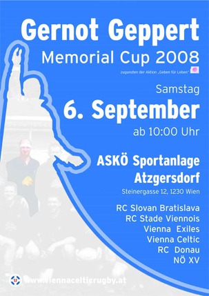 ANNUAL GERNOT GEPPERT MEMORIAL CUP 2008